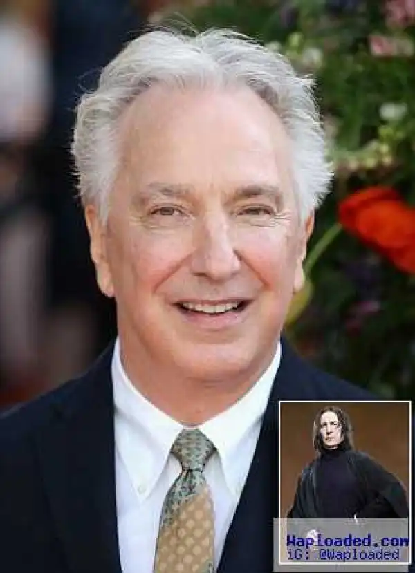 Harry Potter Star Actor, Alan Rickman, Dies Of Cancer